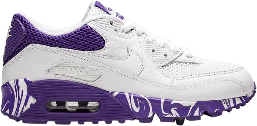  Nike Wmns Air Max 90 &#039;Varsity Purple Swirls&#039;