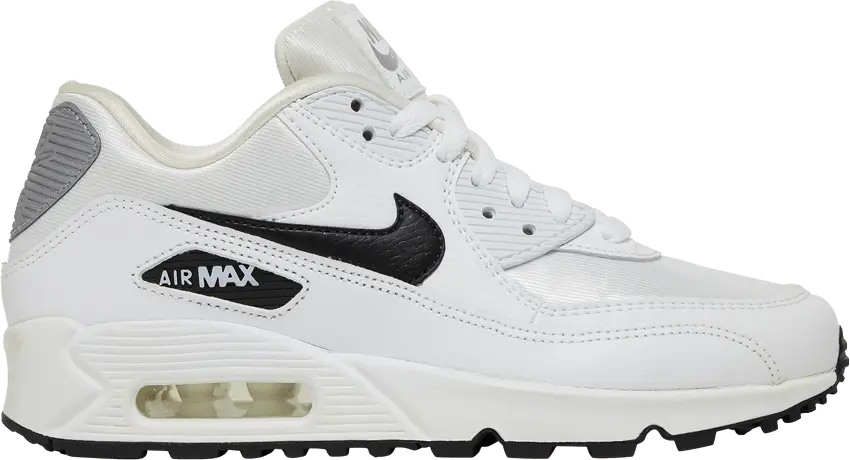  Nike Wmns Air Max 90 &#039;White Silver&#039;