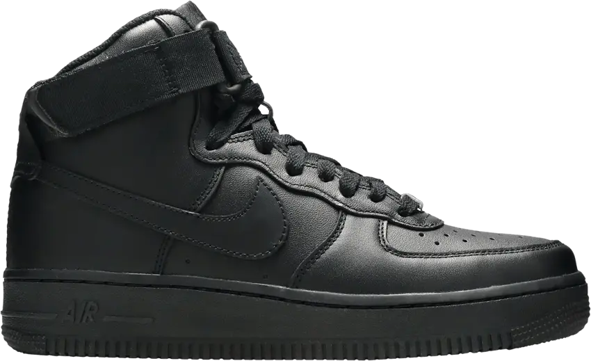  Nike Wmns Air Force 1 High &#039;Triple Black&#039;