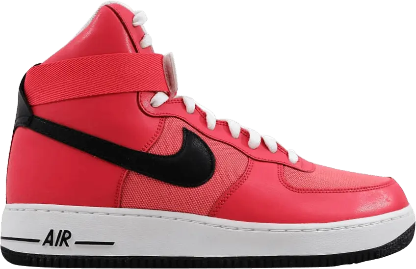  Nike Air Force 1 High Solar Red/Black-White (Women&#039;s)