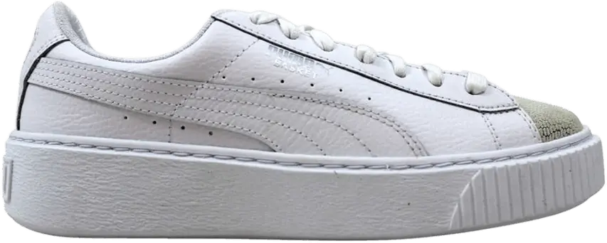  Puma Basket Platform Glitz Jr &#039;White&#039;