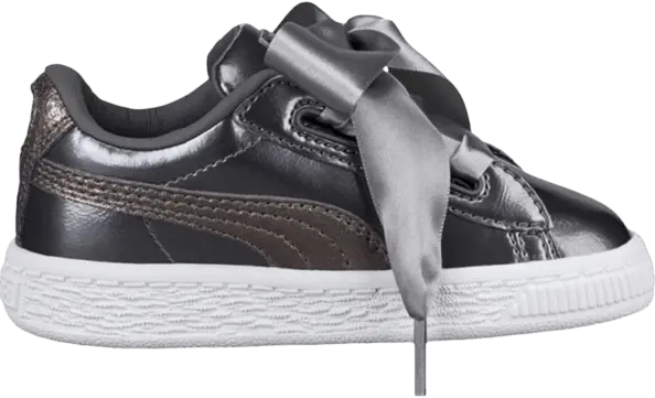  Puma Basket Heart Lunar Lux Toddler &#039;Smoked Pearl&#039;