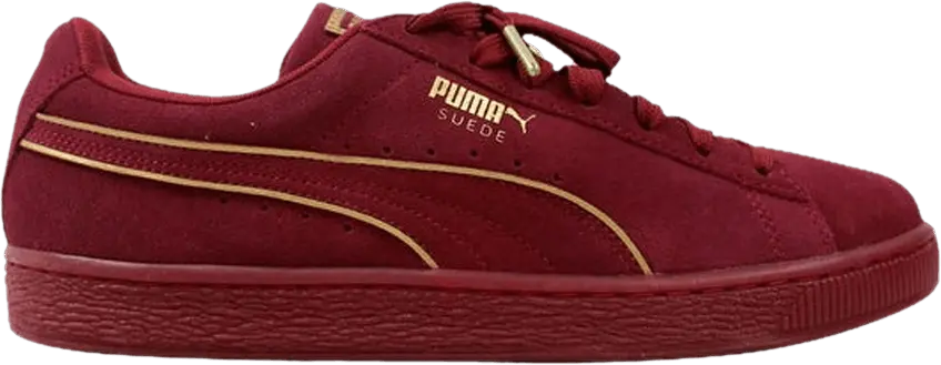  Puma Suede Foil Fs &#039;Burgundy&#039;