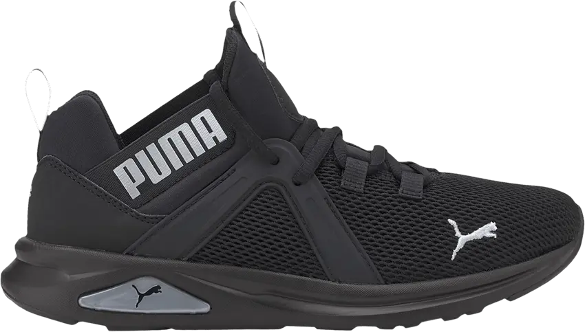  Puma Wmns Enzo 2 &#039;Black Metallic Silver&#039;