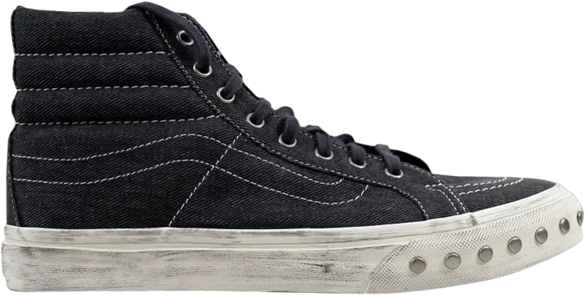  Vans SK8 Hi Slim Overwashed Blue Graphite