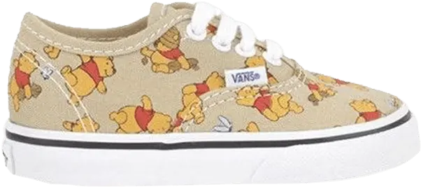  Vans Disney x Authentic Toddler &#039;Winnie The Pooh&#039;