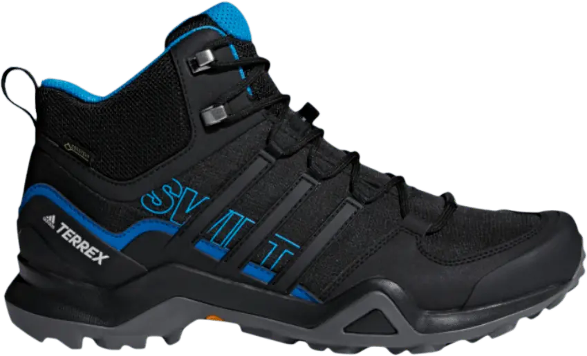  Adidas Terrex Swift R2 Mid GTX &#039;Black Bright Blue&#039;