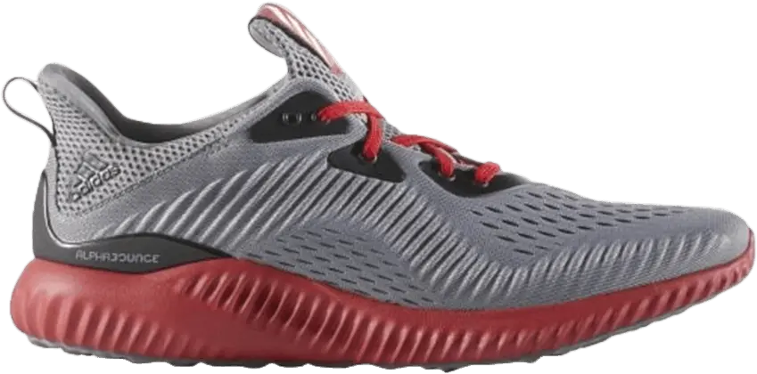  Adidas Alphabounce EM &#039;Grey Power Red&#039;