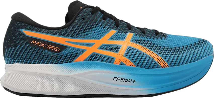  Asics Magic Speed 2 2E Wide &#039;Island Blue Orange Pop&#039;