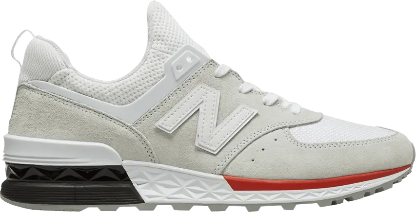  New Balance 574 Sport White Red