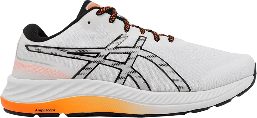  Asics Gel Excite 9 4E Wide &#039;White Orange&#039;