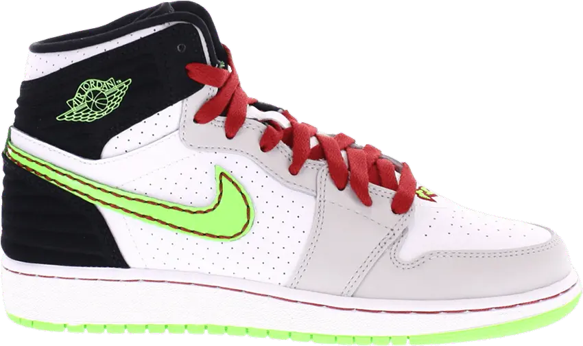  Air Jordan 1 Retro &#039;93 GS &#039;White Electric Green&#039;