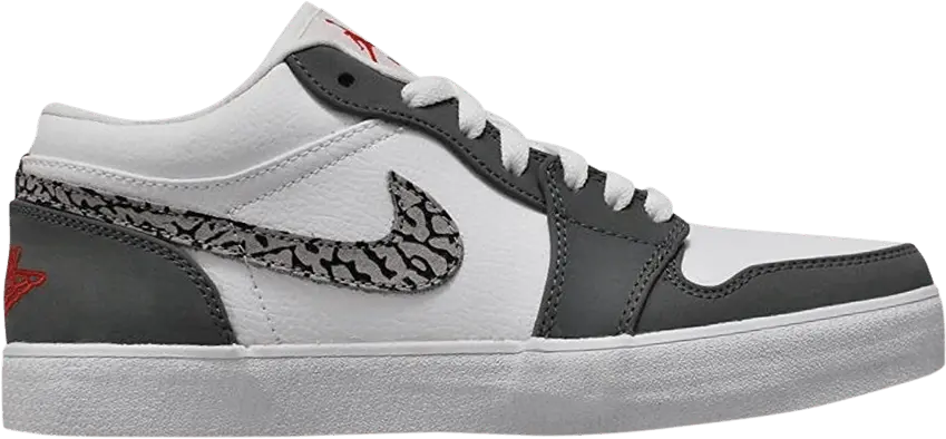  Air Jordan 1 V.2 Low Leather &#039;White Cool Grey&#039;