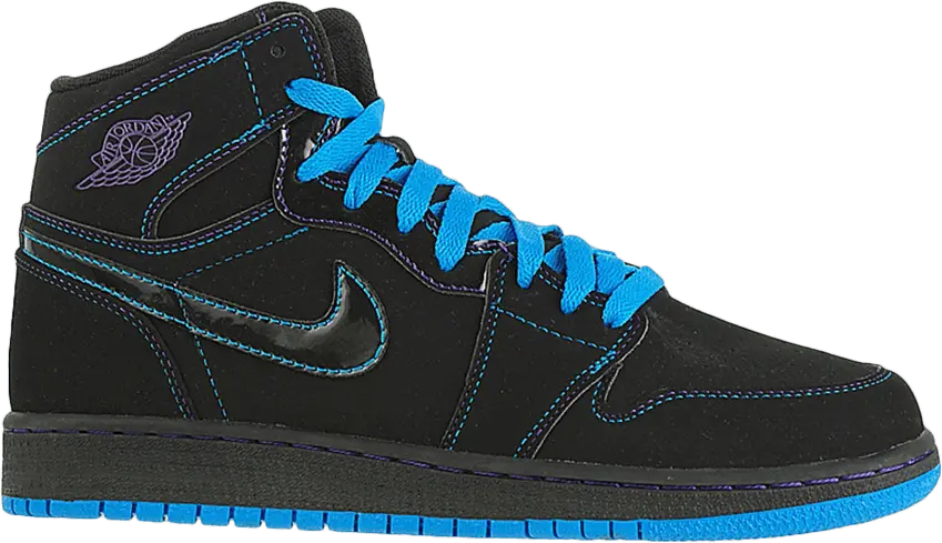  Air Jordan 1 Retro High GS &#039;Black Orion Blue&#039;