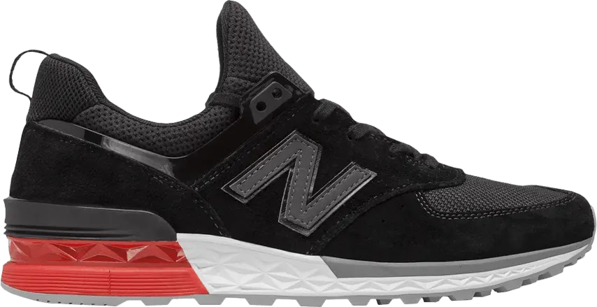  New Balance 574 Sport Black Red