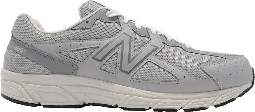  New Balance Wmns 480v5 4E Wide &#039;Grey White&#039;