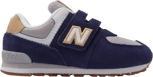  New Balance 574 Toddler Wide &#039;Navy Gum&#039;