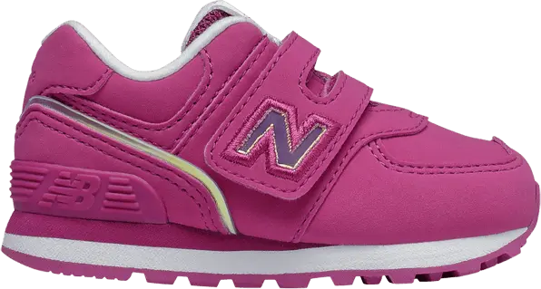  New Balance 574 Wide Toddler &#039;Iridescent Fuchsia&#039;