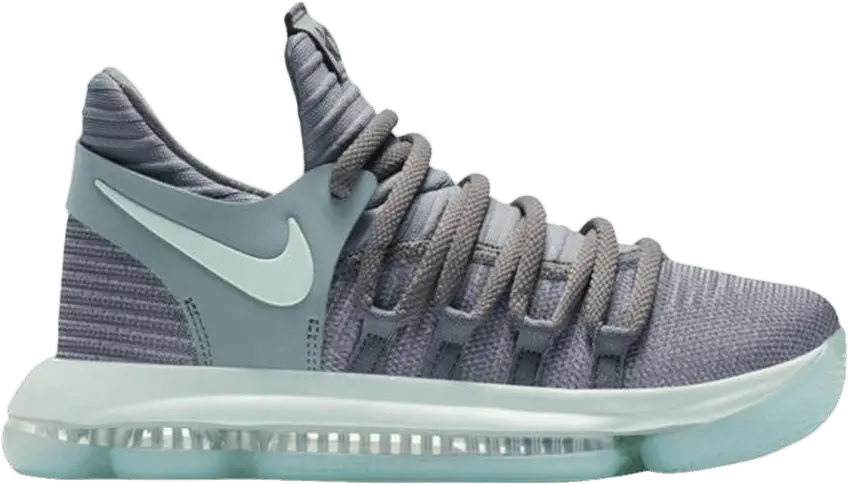  Nike KD 10 Cool Grey Igloo (GS)