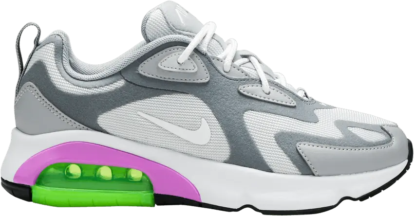 Nike Air Max 200 Pure Platinum Volt (Women&#039;s)