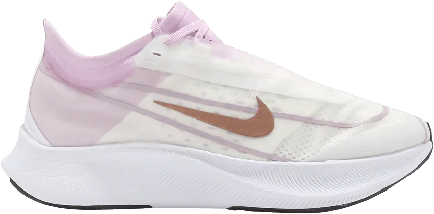  Nike Wmns Zoom Fly 3 &#039;White Light Arctic Pink Bronze&#039;