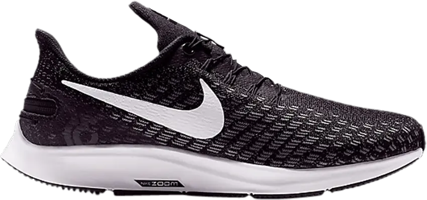  Nike Wmns Air Zoom Pegasus 35 FlyEase Wide &#039;Black White&#039;