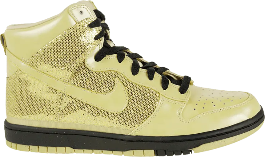  Nike Wmns Dunk High Skinny &#039;Metallic Gold&#039;