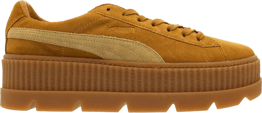  Puma Fenty x Cleated Creeper Suede &#039;Golden Brown&#039;