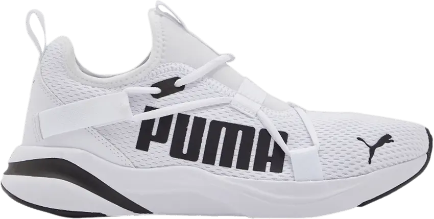  Puma Softride Rift Slip-On Bold &#039;White Black&#039;