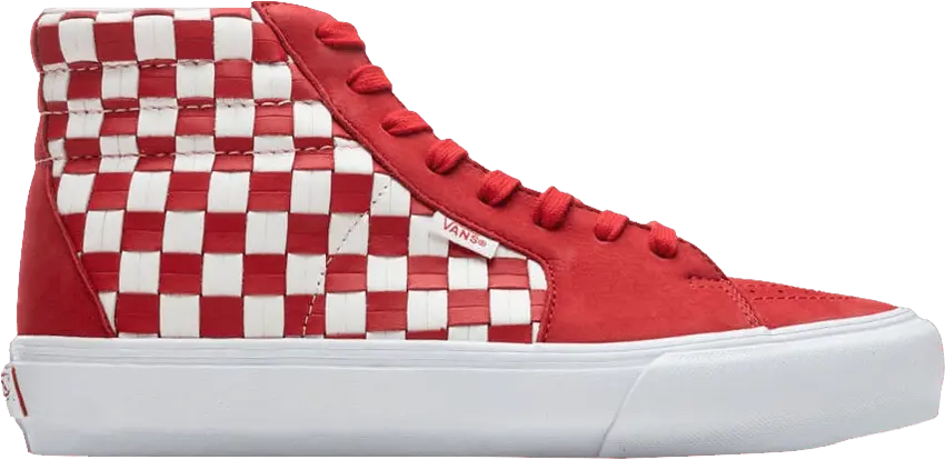 Vans Style 38 &#039;Leather Woven - Red Blanc&#039;