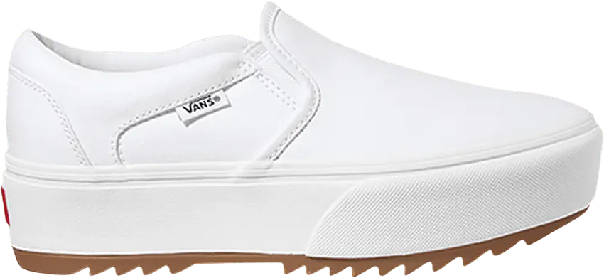  Vans Wmns Asher Platform ST &#039;White Gum&#039;