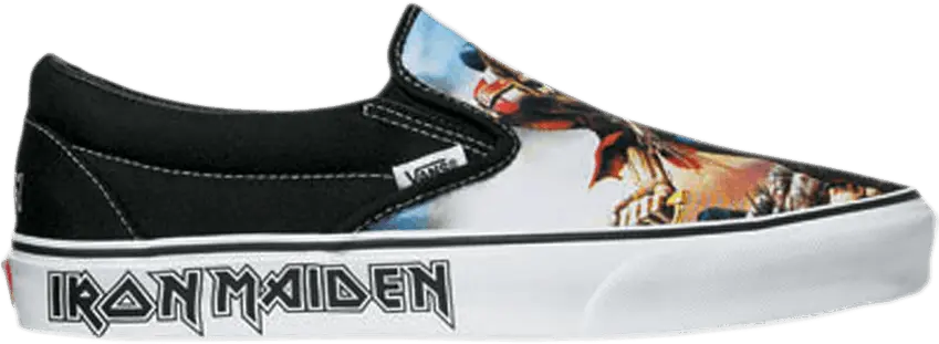  Vans Iron Maiden x Classic Slip-On &#039;Trooper&#039;