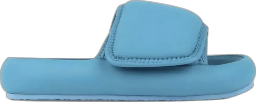  Adidas Yeezy Season 7 Fleece Slide Aqua