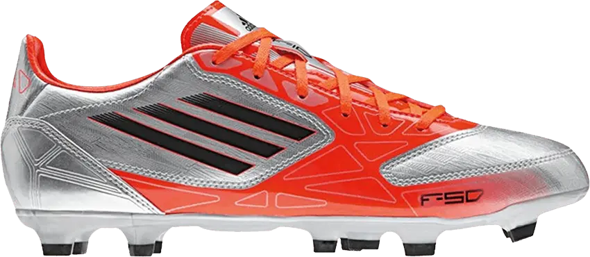  Adidas F10 TRX FG &#039;Metallic Silver Fire Red&#039;