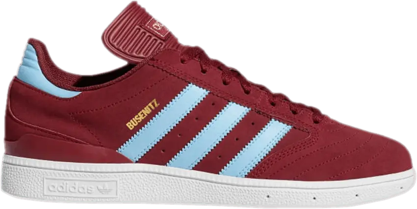  Adidas Busenitz Pro &#039;Collegiate Burgundy Clear Blue&#039;