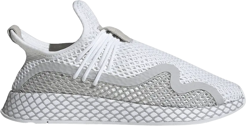  Adidas Deerupt S &#039;White Silver&#039;