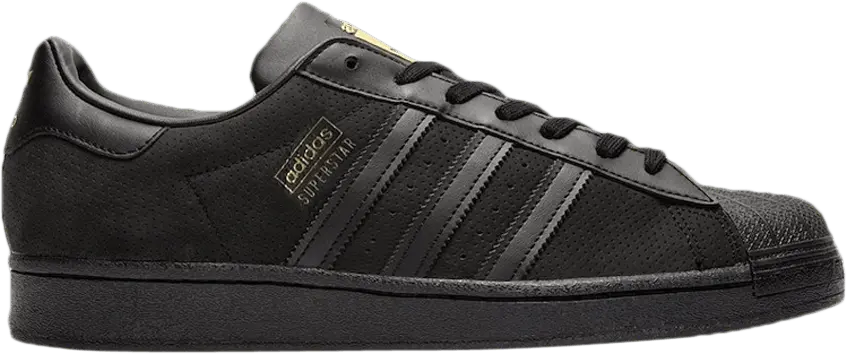  Adidas Superstar &#039;Perforated Pack - Black Gold&#039;
