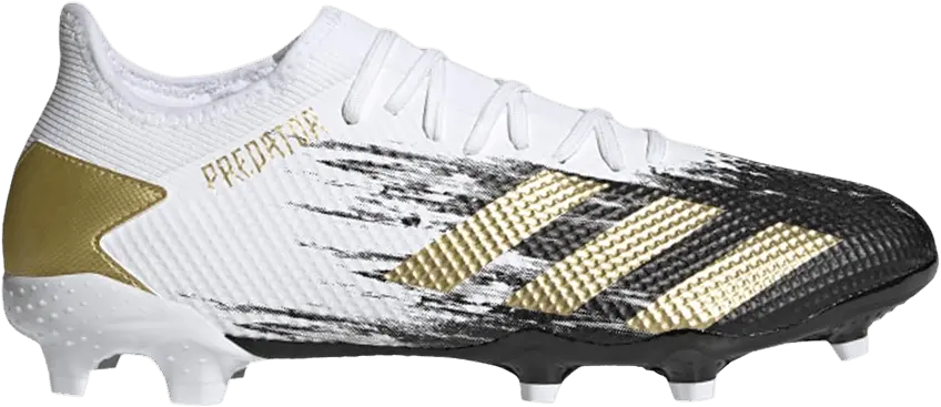  Adidas adidas Predator Mutator 20.3 Low FG White Gold Metallic