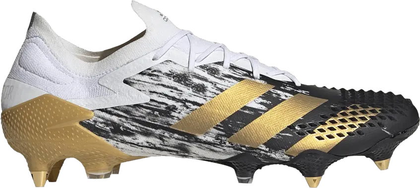  Adidas Predator Mutator 20.1 Low SG &#039;White Gold Metallic&#039;