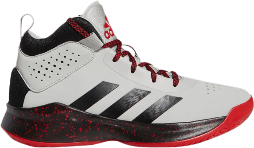 Adidas Cross &#039;Em Up 5 J Wide &#039;Grey Scarlet&#039;