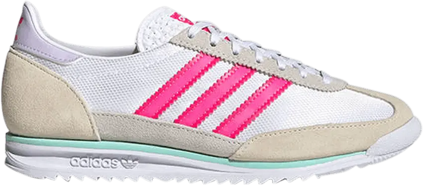  Adidas Wmns SL72 &#039;White Solar Pink&#039;