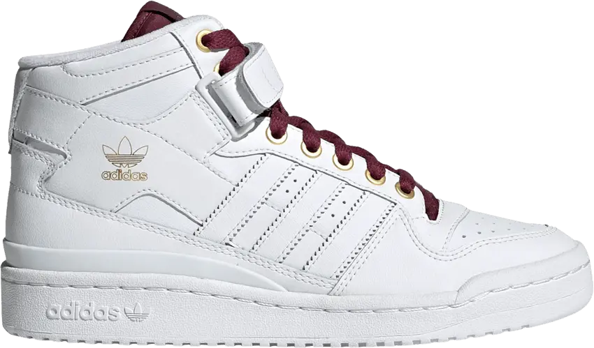  Adidas Wmns Forum Mid &#039;White Victory Crimson&#039;