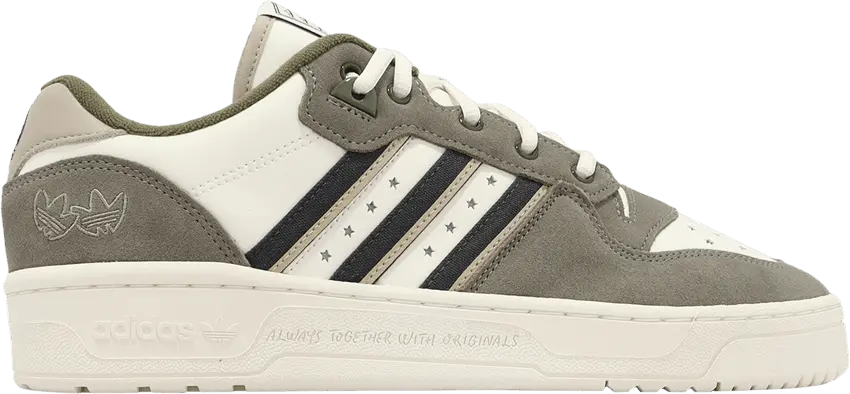  Adidas Yu Nagaba x Rivalry Low &#039;Always Together - Silver Pebble&#039;
