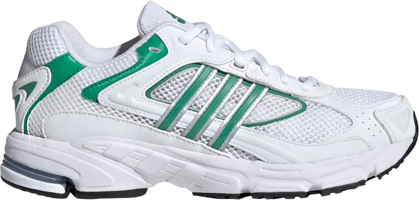  Adidas adidas Response CL White Semi Court Green (Women&#039;s)