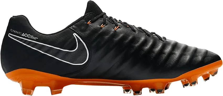  Nike Tiempo Legend 7 Elite FG Black Total Orange