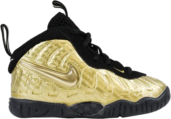  Nike Little Posite Pro TD &#039;Metallic Gold&#039;