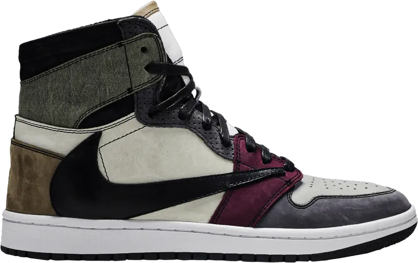  The Shoe Surgeon x Air Jordan 1 High &#039;Travis Scott Earth Tone Scrap Leather&#039;