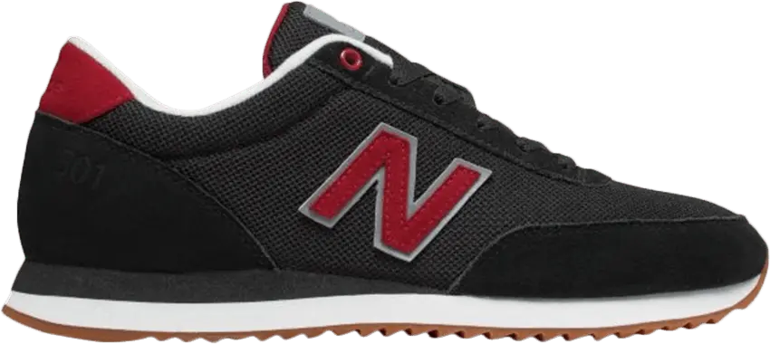  New Balance 501 Ripple Sole Black