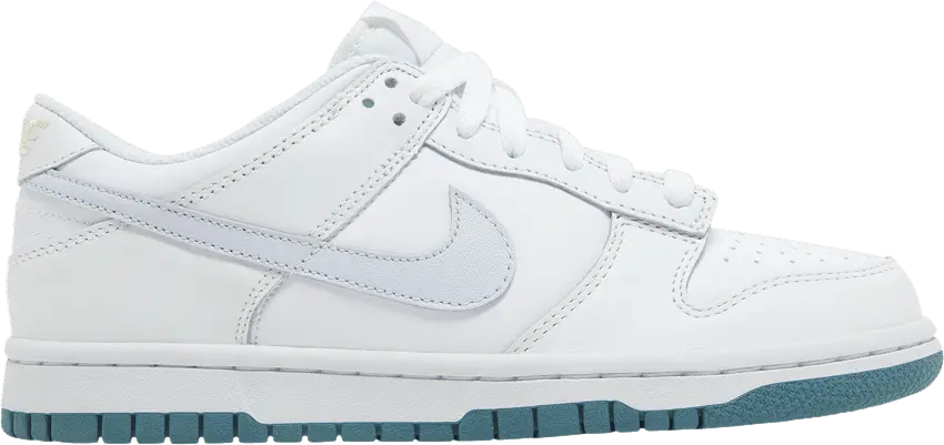  Nike Dunk Low GS &#039;White Grey Teal&#039;