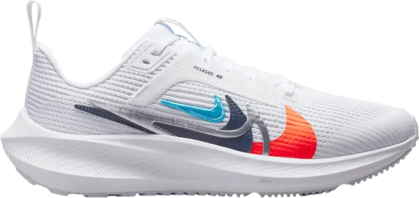 Nike Air Zoom Pegasus 40 Premium GS &#039;Quadruple Swoosh - White Multi-Color&#039;